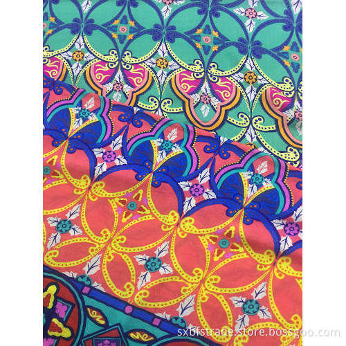Rayon Herringbone 60S vävt trycktyg
